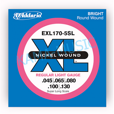 D'ADDARIO EXL170-5SL
